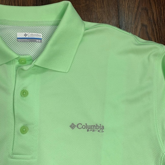 Columbia PFG Omni Shade Breathable Polo Shirt Med - Picture 3 of 6
